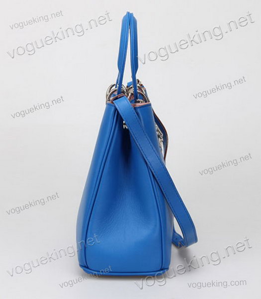 Christian Dior Blue Original Leather Small Diorissimo Bag-3