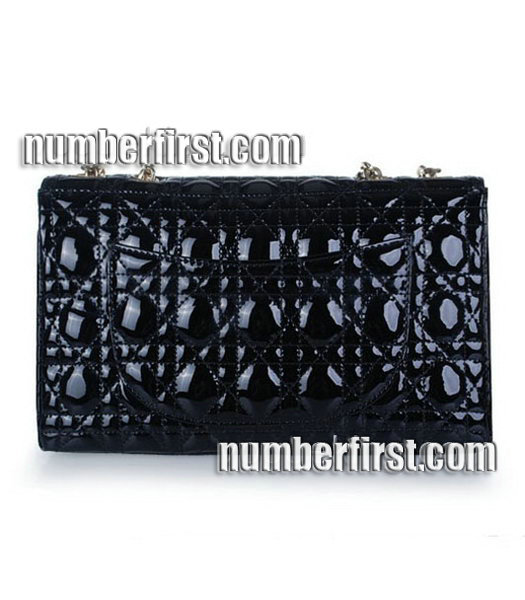 Christian Dior Chain Bag in Black Leather-2