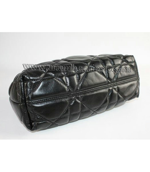 Christian Dior Chain Lambskin Bag in Black-2