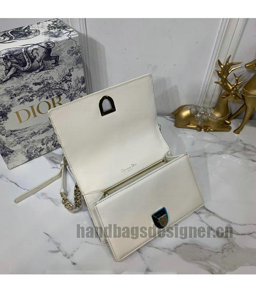 Christian Dior Original Archicannage 21cm Shoulder Bag White-5