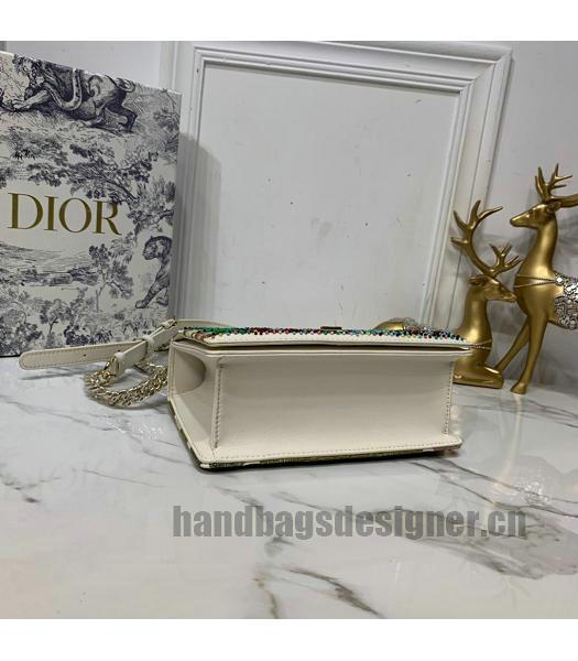 Christian Dior Original Archicannage 21cm Shoulder Bag White-7