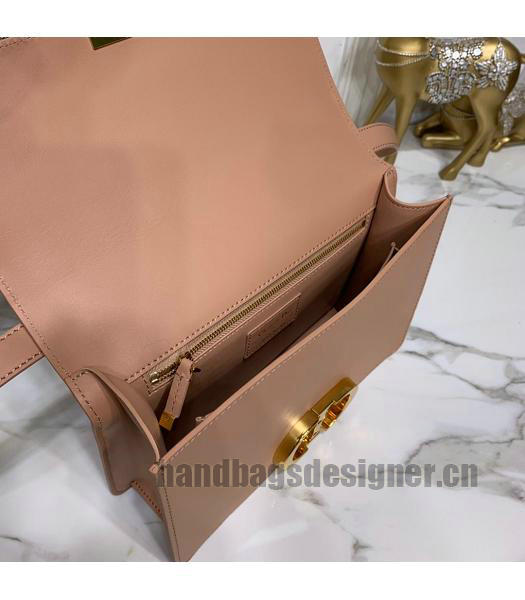 Christian Dior Original Calfskin 30 Montaigne Flap Bag Nude Pink-6
