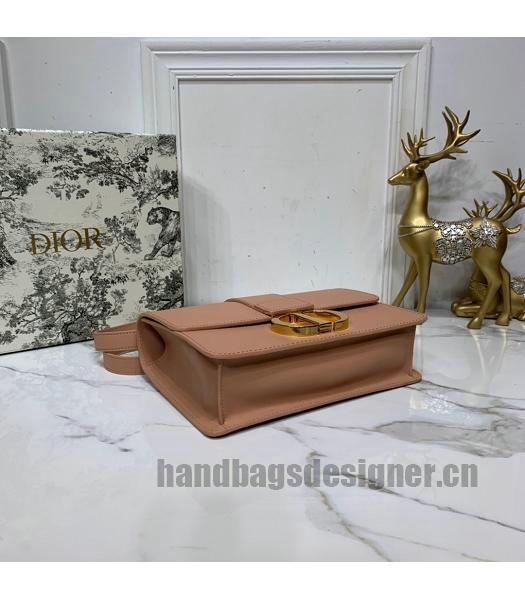 Christian Dior Original Calfskin 30 Montaigne Flap Bag Nude Pink-7