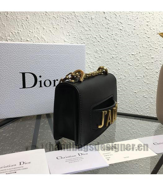 Christian Dior Original Calfskin Leather JA Mini Bag Black-2