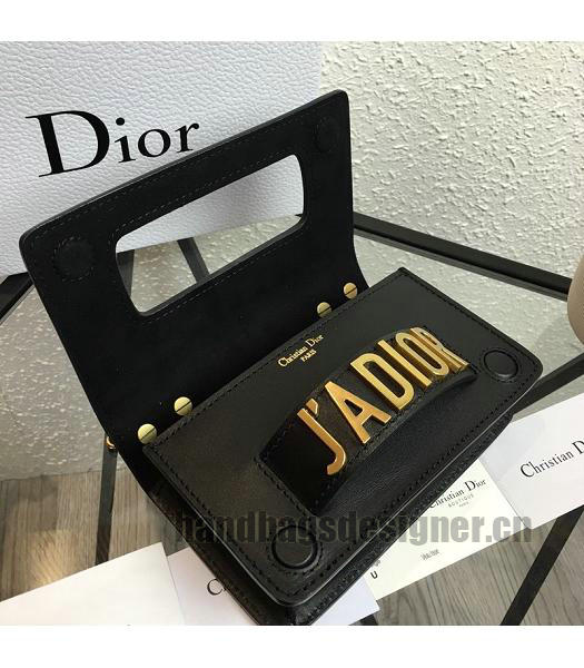 Christian Dior Original Calfskin Leather JA Mini Bag Black-6