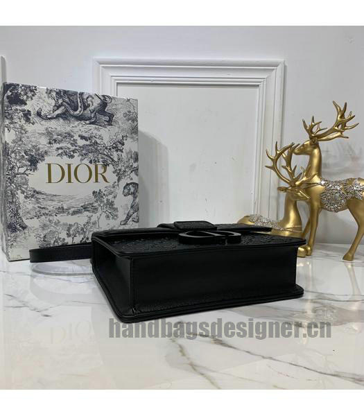 Christian Dior Original Embossing 30 Montaigne Flap Bag Black Logo-7