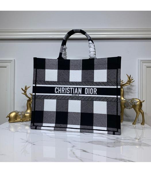 Christian Dior Original Large Book Tote Bag Black