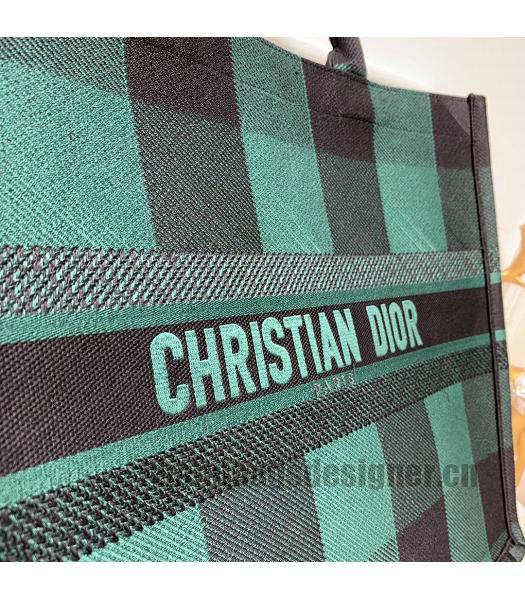 Christian Dior Original Large Book Tote Bag Green-5