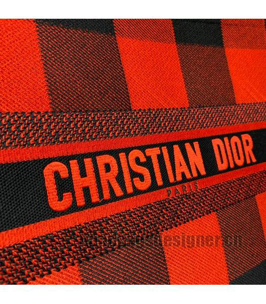 Christian Dior Original Large Book Tote Bag Red-5