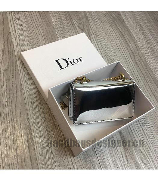 Christian Dior Original Mirror JA Mini Bag Silver-1