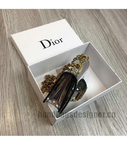Christian Dior Original Mirror JA Mini Bag Silver-3