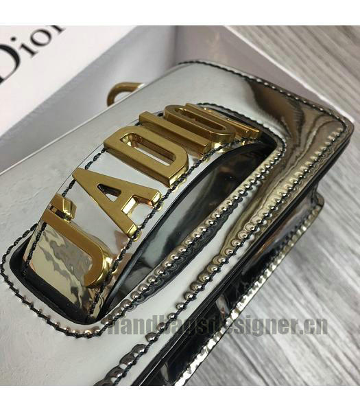 Christian Dior Original Mirror JA Mini Bag Silver-4