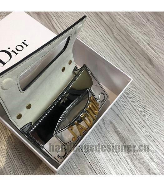 Christian Dior Original Mirror JA Mini Bag Silver-5