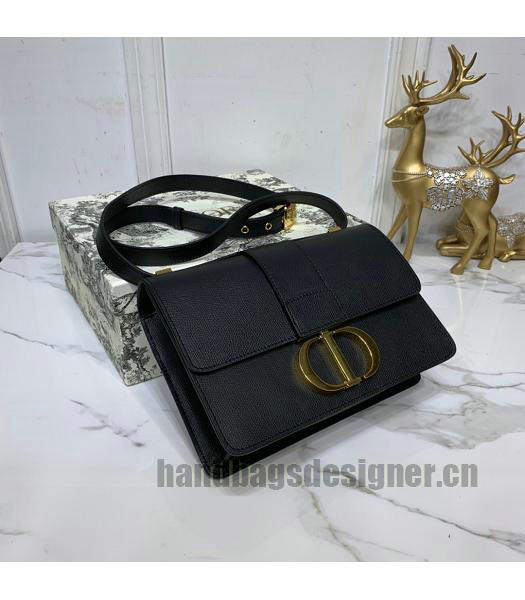 Christian Dior Original Palmprint 30 Montaigne Flap Bag Black-3