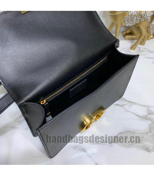 Christian Dior Original Palmprint 30 Montaigne Flap Bag Black-6