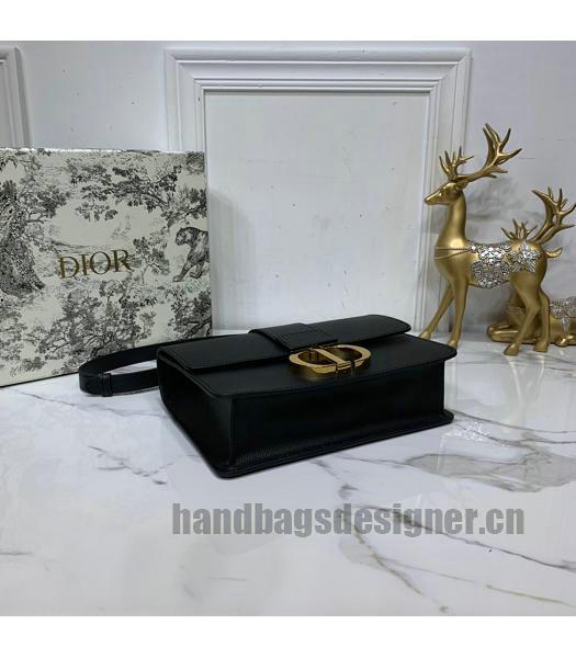 Christian Dior Original Palmprint 30 Montaigne Flap Bag Black-7