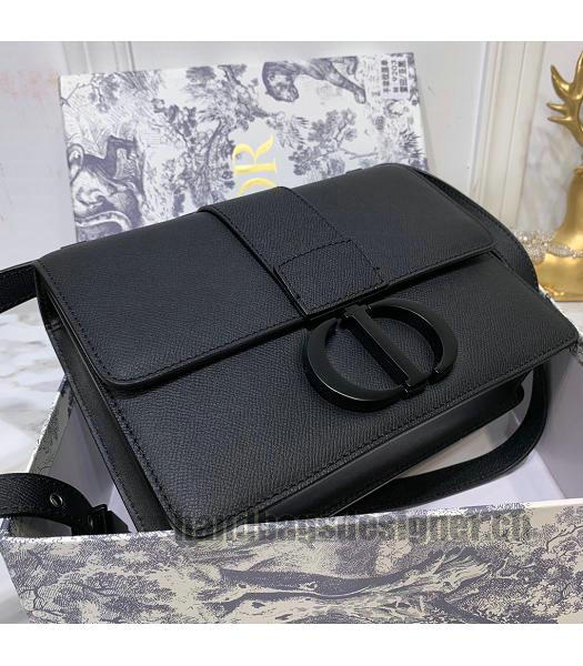 Christian Dior Original Palmprint 30 Montaigne Flap Bag Black Logo-1