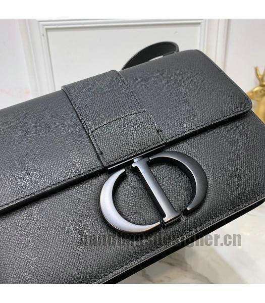 Christian Dior Original Palmprint 30 Montaigne Flap Bag Black Logo-4