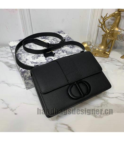 Christian Dior Original Palmprint 30 Montaigne Flap Bag Black Logo-7