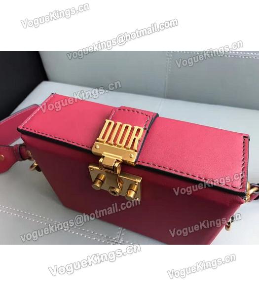Christian Dior Red Original Leather Mini Crossbody Bag-5