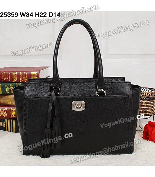 Coach 25359 Legacy Leather Chelsea Carryall Tote Bag Black-1