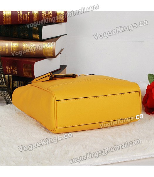 Coach Yellow Original Leather Mini Tanner Tote Bag 48894-3