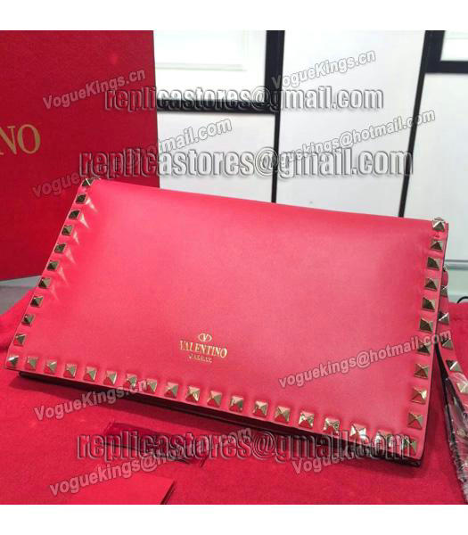 Fendi 1:1 2Jours Horsehair Tote Bag 16821 Red Leather-2