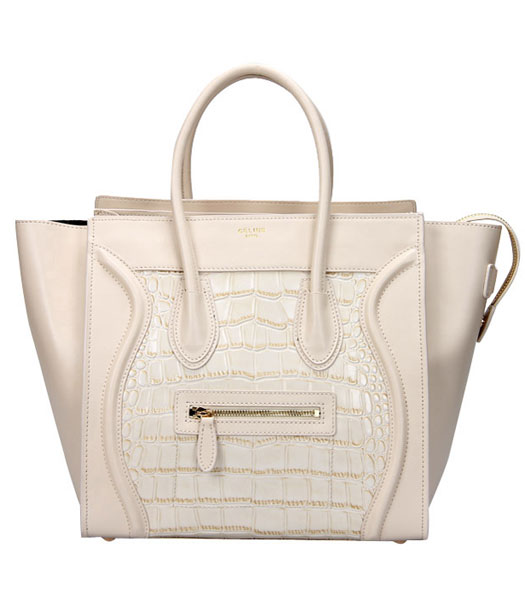 Fendi 2jours Transparent Plastic With Apricot Leather Tote Bag