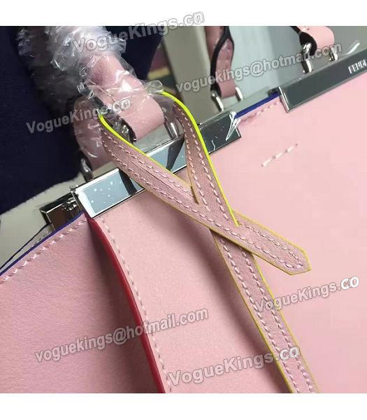 Fendi 3Jours Original Calfskin Leather Mini Tote Bag Pink-3