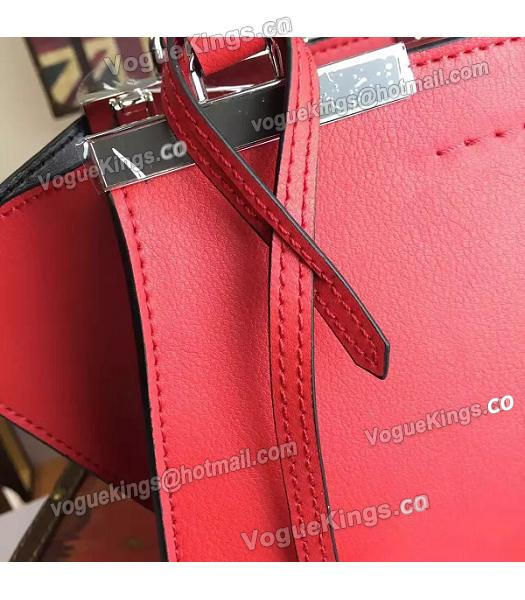 Fendi 3Jours Original Calfskin Leather Mini Tote Bag Red-2
