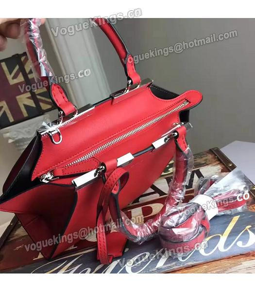 Fendi 3Jours Original Calfskin Leather Mini Tote Bag Red-4