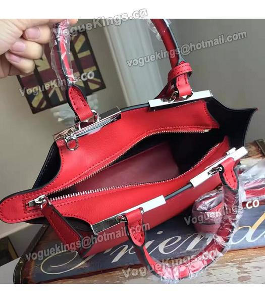 Fendi 3Jours Original Calfskin Leather Mini Tote Bag Red-6