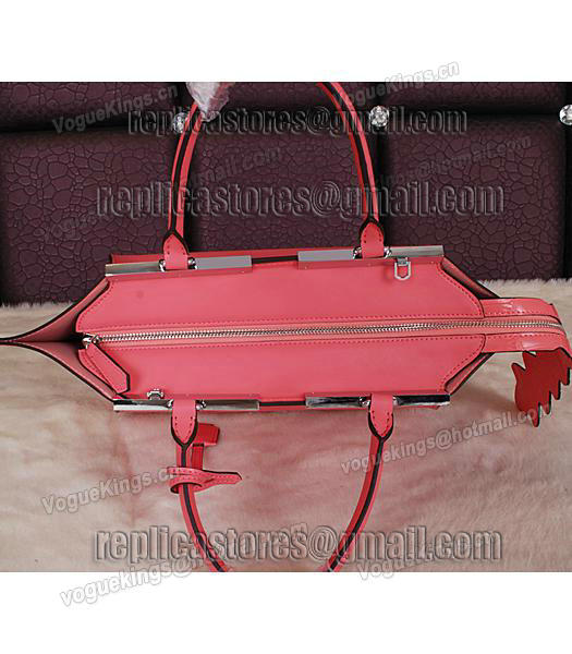 Fendi 3Jours Original Plain Veins Leather Shoulder Bag 8936 In Pink-3