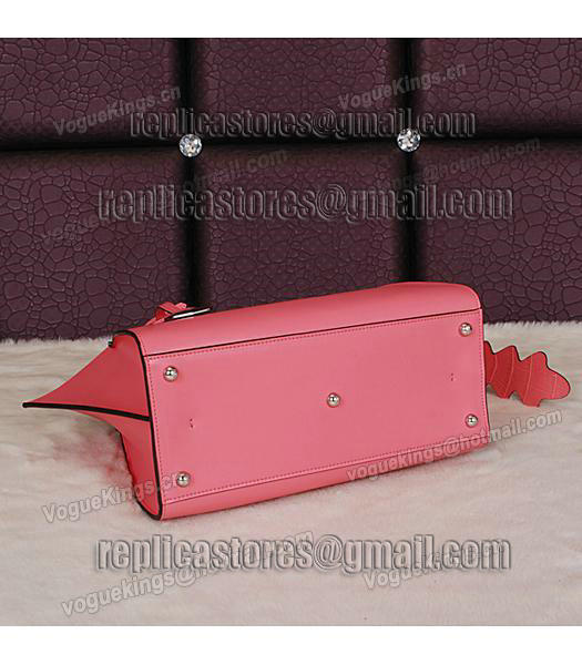 Fendi 3Jours Original Plain Veins Leather Shoulder Bag 8936 In Pink-4