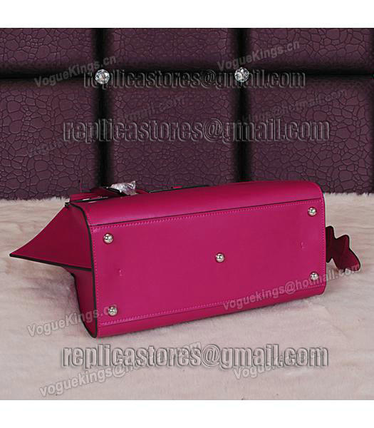 Fendi 3Jours Original Plain Veins Leather Shoulder Bag 8936 In Purple-4