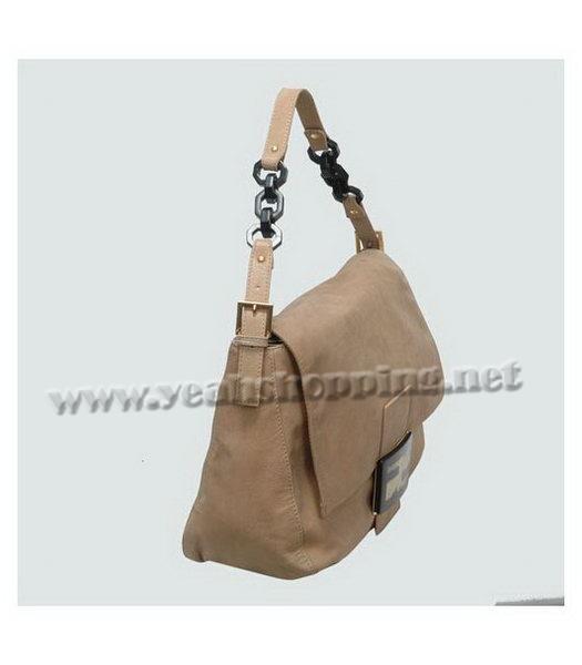 Fendi Apricot Leather Shoulder Bag-1