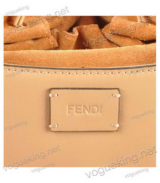 Fendi B Fab Ferrari Leather Large Tote Bag Apricot-4