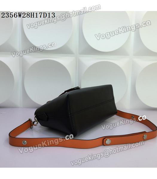 Fendi By The Way Black&Orange Leather Small Shoulder Bag 2356-5