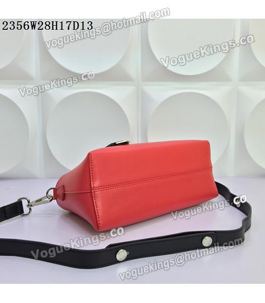 Fendi By The Way Red&Black Leather Small Shoulder Bag 2356-5
