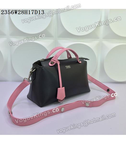 Fendi By The Way Small Shoulder Bag 2356 Black&Pink Leather-1