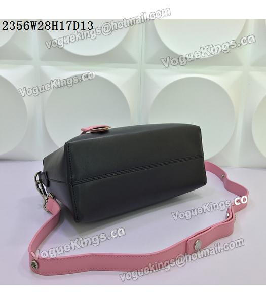 Fendi By The Way Small Shoulder Bag 2356 Black&Pink Leather-5