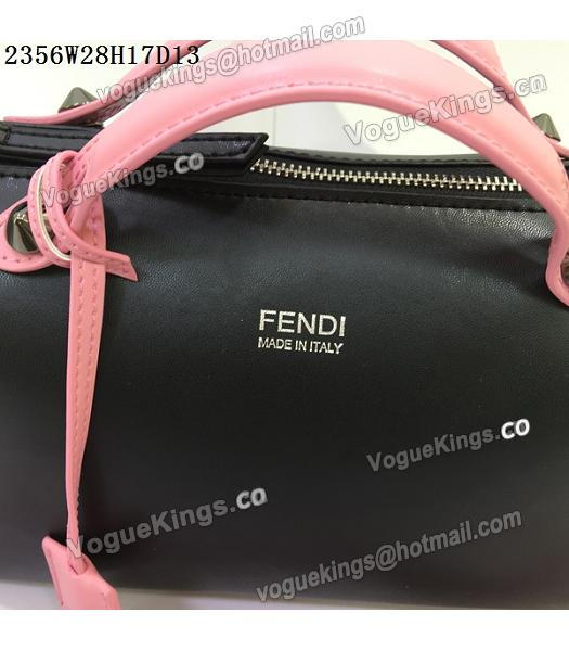 Fendi By The Way Small Shoulder Bag 2356 Black&Pink Leather-6