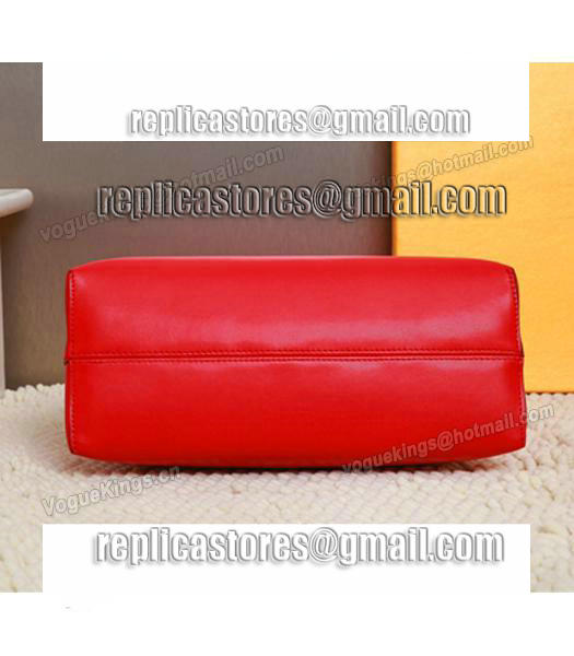 Fendi By The Way Small Shoulder Bag 2356 In Red Leather-5