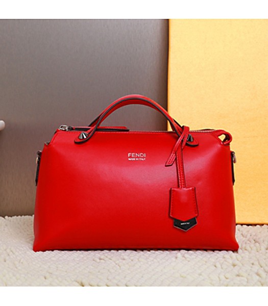 Fendi By The Way Small Shoulder Bag 2356 In Red Leather