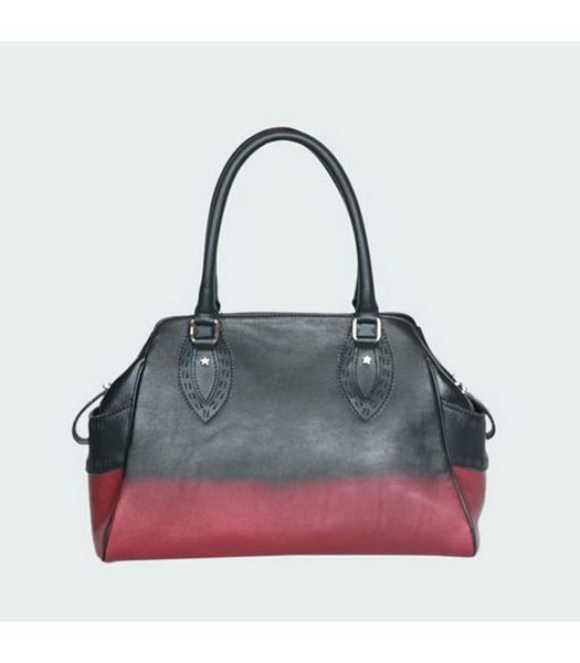 Fendi Calfskin Bag in Black-Red