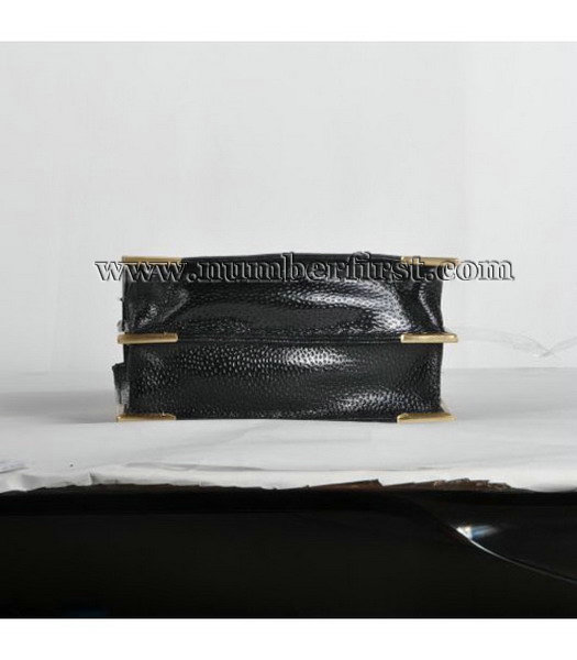 Fendi Calfskin Leather Shoulder Chain Bag Black-3