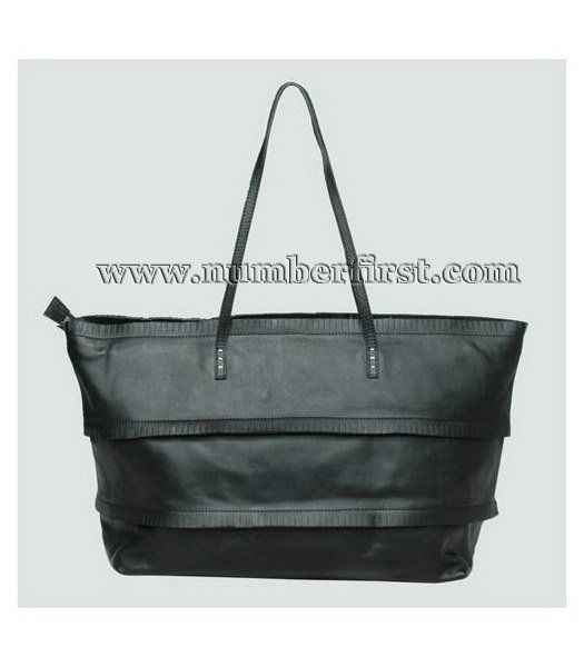 Fendi Fashion Leather Shoulder Bag Black-2