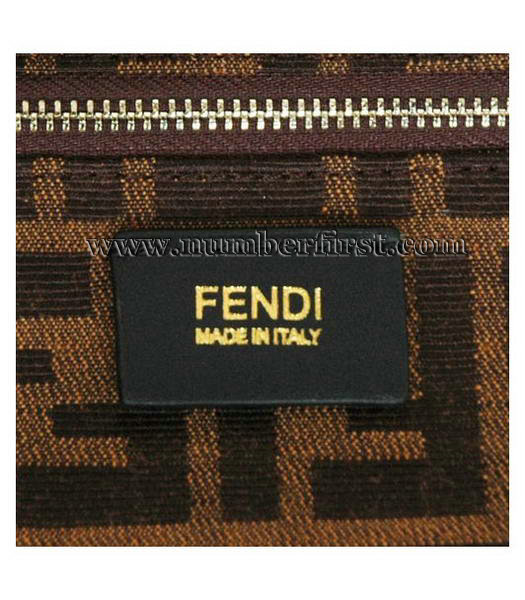 Fendi Fashion Leather Shoulder Bag Black-5