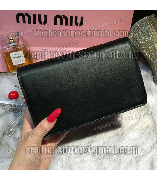 Fendi High-quality Fashion Black Leather Clutch-2