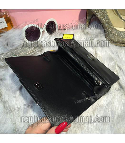 Fendi High-quality Fashion Black Leather Clutch-3